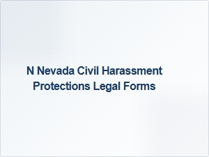 Nevada Civil Harassment Protection Forms